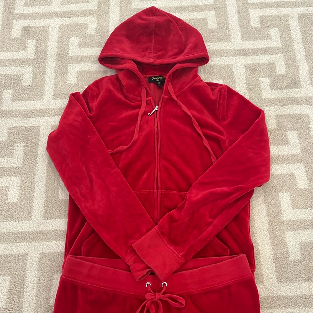 Red juicy couture tracksuit pre owned